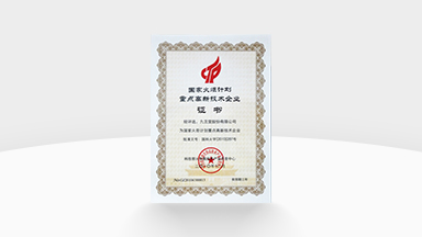 國(guó)家火炬計(jì)劃<br/>重點(diǎn)高新技術(shù)企業(yè)